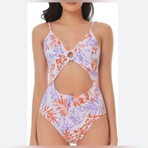 Lucky Brand One-Piece cut-out swimsuit size Large
